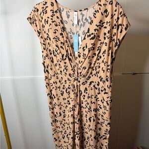 Leopard Print Women's Dress